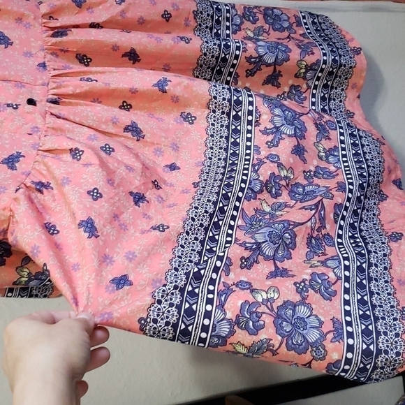 NWT American Rag Cie Dress, Color Orange Navy , Size M - Picture 13 of 17